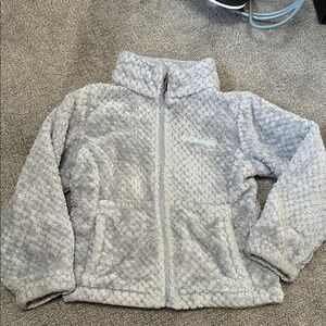 Columbia Kids Gray Fleece Jacket - XS (6/6T)